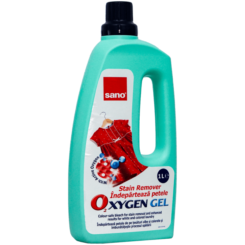 Solutie pentru indepartarea petelor Sano Oxygen Gel 1 litru